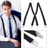 Apparel Accessories Sturdy Elastic Clip-on Adjustable Braces Suspenders Trousers Belt Strap Clip