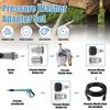 10Pcs Pressure Washer Adapter Set Stainless Steel Quick Connect Fitting M22-14 To 3/8inch Quick Disconnect Kit