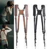 New Cowhide Double Shoulder Strap for SLR Cameras: Photography & Digital Accessories