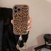 Leopard Print Hang Strap Phone Case For Xiaomi Redmi Note 13 Pro Plus 12 11 10 12S 11S 10S 9S 8 9 14C 13C 12C 10C 9A 9C Cover
