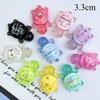 10pcs 5cm Night Light Turtle Champion Same Blind Bag Turtle Resin Ornament with Ten Color Printed Little Turtle Childrens Gift