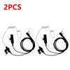 1-10pcs Walkie Talkie Earpiece Headset 2 Pin Acoustic Tube Practical Headphone PTT MIC Accessories for Baofeng Kenwood UV-5R