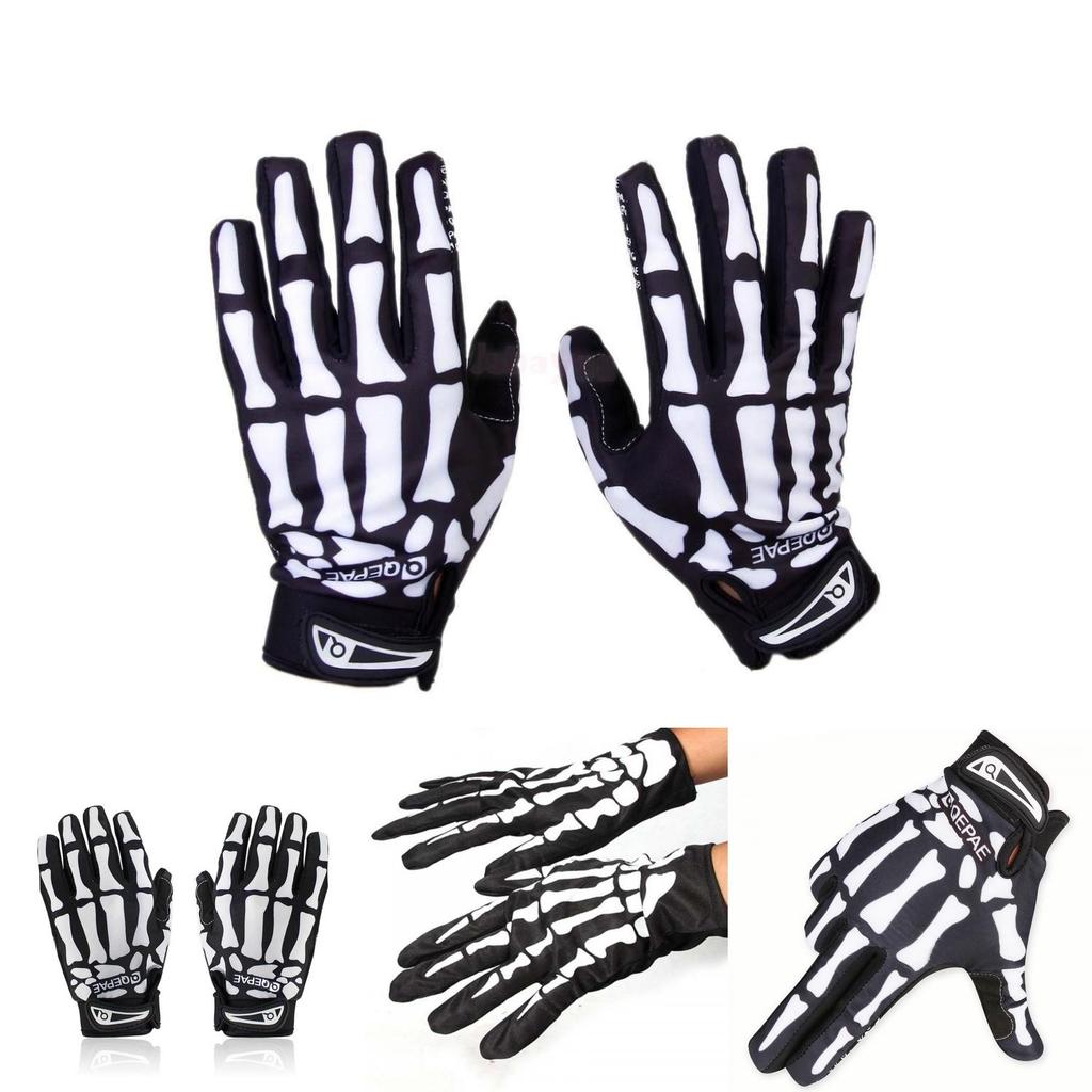 Versatile Adult Cycling Gloves For Winter Motorcycle Use With Comfortable Stretch Fabric