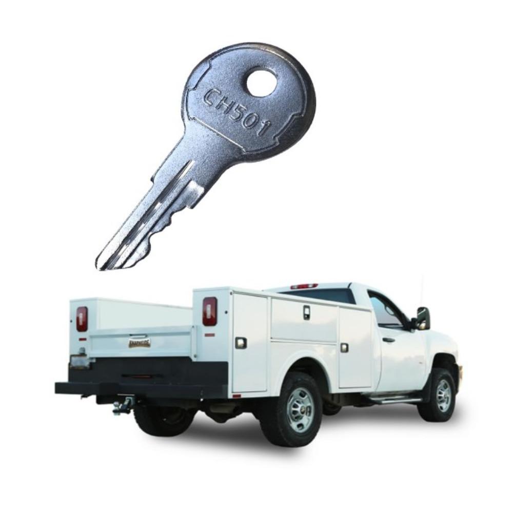 5PCS Compatible CH501 Toolbox Keys Box Lock Latch Box Lock Key DIY Replacement Key  For Truck Tool