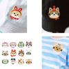 12 Stück Cartoon Katzen Applikationsaufnäher Niedliche Kätzchen Aufbügler Gestickte Aufnäher Reparaturflicken Aufnäher zum Aufnähen