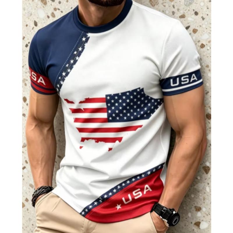 New Summer Men's 3D Digital Printed Soccer Jersey, Loose Fit, Breathable, Quick-Drying, Short-Sleeve Sports Training Jersey
