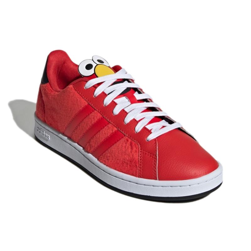 Adidas X Sesame Street Grand Court 'Red Black' Women's Sneakers GX3695