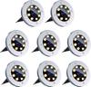 Solar Power Disk Light Outdoor Garden Solar Underground Light Deck Light Spotlight Buried Solar Led Lamp Garden Decor