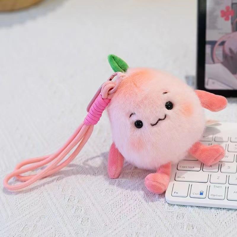 Fruit Plush Toy Mango Dragon Fruit With Soft Short Fleece For Kid Gift Collection