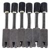 6PCS Metal Material Electric Guitar Bridge Black Color Bridge Replacement Parts  For Bass Guitar