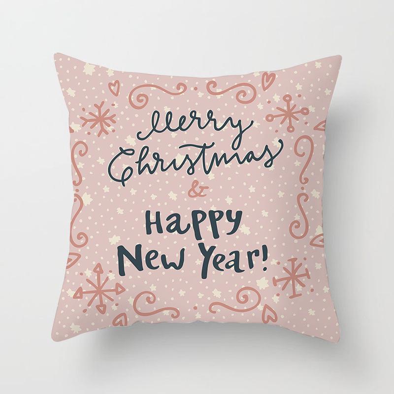 Home Furnishings Christmas Simple Sofa Pillow Cases