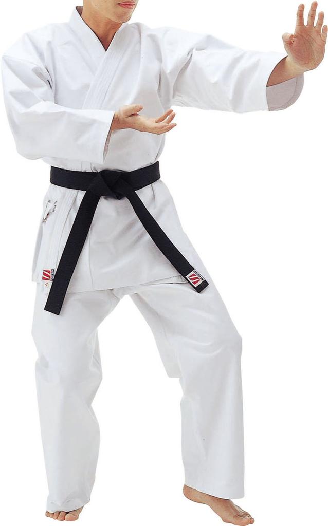 Kusakura Karate Bleached No. 10, Master and Ranked Holder's Top and Bottom Set, Size 4, R1N4