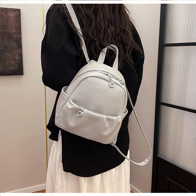 

Оптовый 2025 весна и лето новый универсальный брызгозащищенный плиссированный мини маленький рюкзак дорожная сумка для отдыха