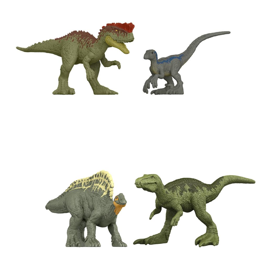 Mattel Jurassic World Minifigure Box Assortment 2024 1 3 and Vol. [Blind Pack] [Dinosaur Toy] [Ages Up] 986G-GWP38