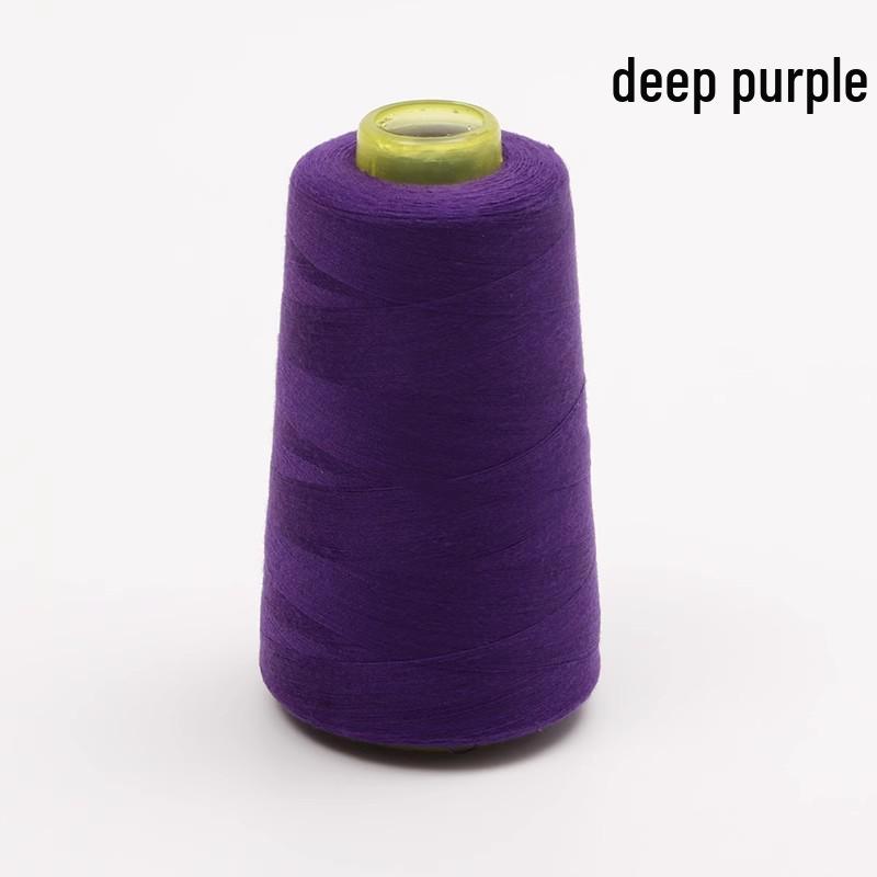 Large Cone of White Polyester Sewing Thread for Machines and Hand Sewing