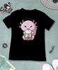Boba Milk Tea Axolotl T-Shirt, Funny Boba Milk Tea Shirt, Bubble Tea T-Shirt, Kawaii Japanese Anime Gift