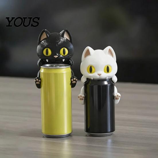 Soda Can Covers 3D Printed Cute Animal Cover, Reusable Protector Lid, Dinosaur Frog Shark Party Drink Markers Dust Cover for Standard