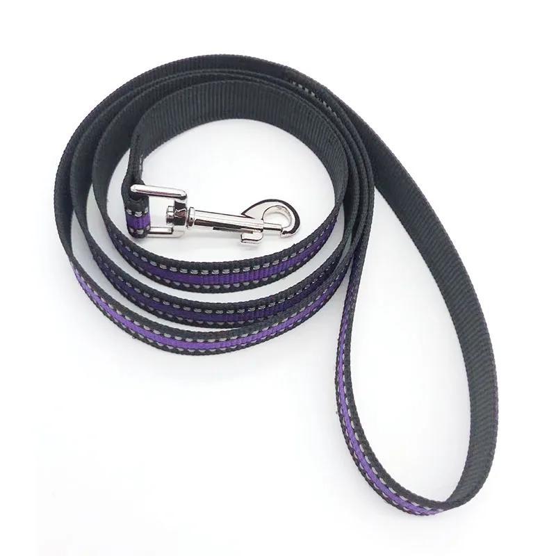 Strapazierfähige Nylon Reflektierende 1,2M Haustier Hund Leine Spaziergang Training Leine Katzen Hunde Geschirr Halsband Leinen Gurt Gürtel Seil