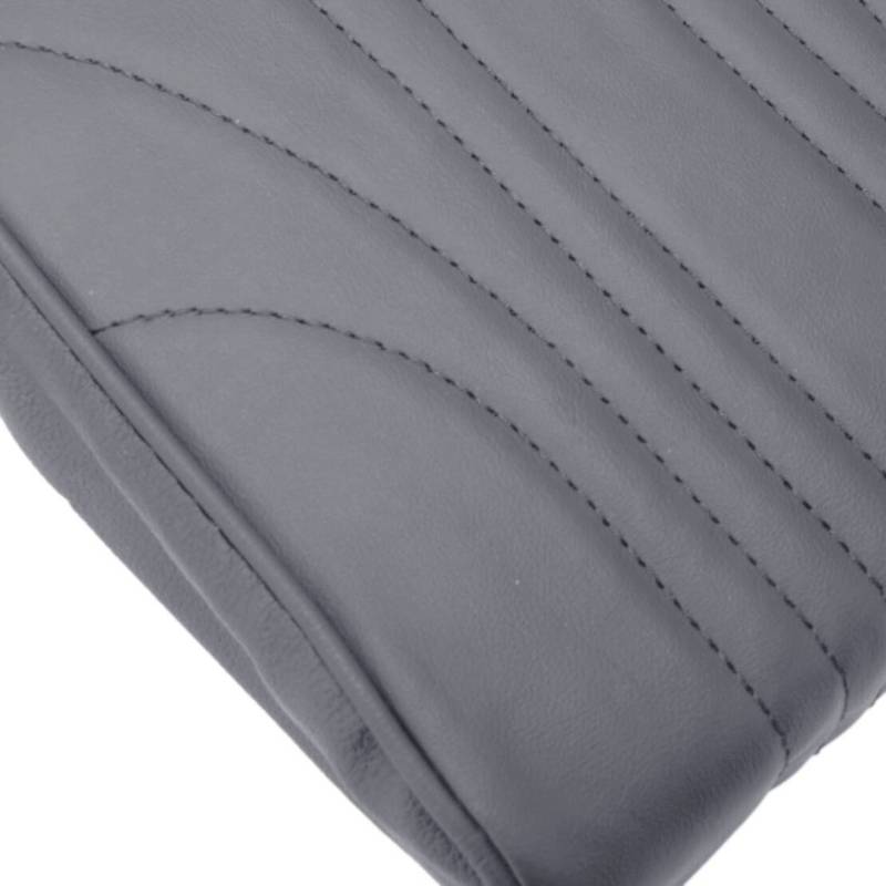Universal Car Center Console Armrest Box Pad Cushion Cover Mat Arm Rest Protection Gray PU Leather