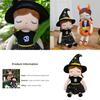 Cute Halloween Witch Pumpkin Doll Plush Toy For Spooky Decor