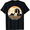 Detailed Sphinx & Pyramids Graphic T-Shirt
