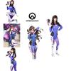 Overwatch D.va Cosplay Kostüm Overall Für Damen Premium-Polyester-Material Für Komfort Und Haltbarkeit