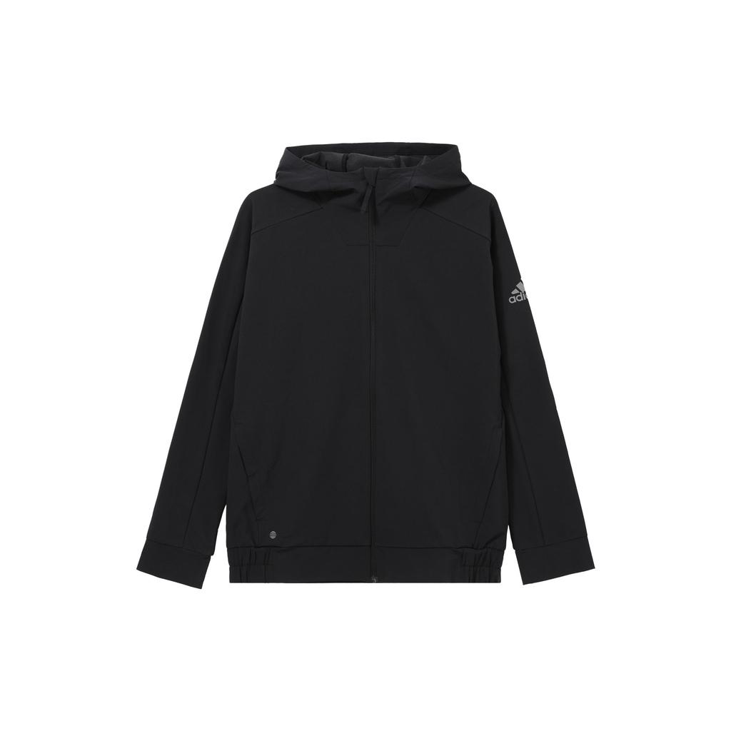 adidas Jackets Unisex Black Hooded Moderate Other HE5265