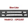 Sliver Color Dashboard Air Conditioning Temperature Control Ac Buttons Caps For BMW 5 6 7 Series F10 F01 F02 520 530