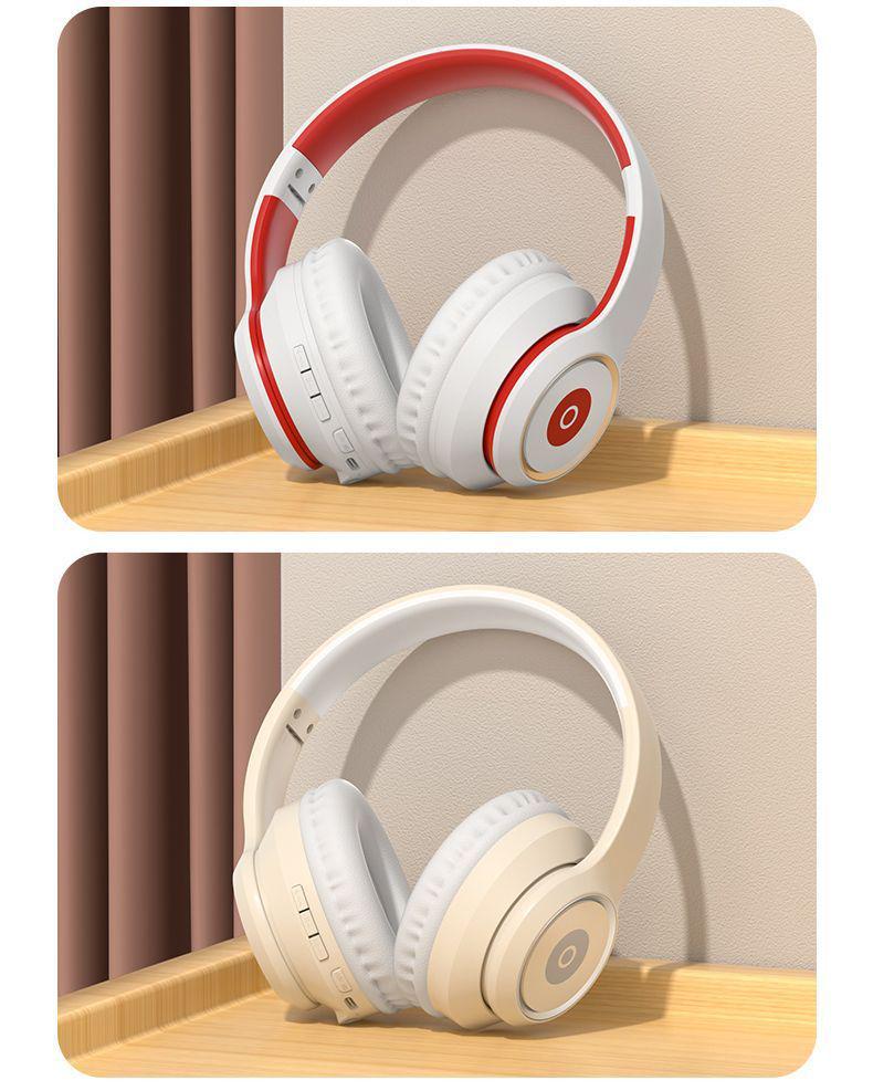 Wireless Over-Ear Bluetooth Headphones with Heavy Bass, Long Battery Life, and Noise Cancelling for Gaming