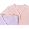 Schiesser [Zero Carbon Lyocell] Women's V-Neck Skin-Friendly Pajamas, Three-Quarter Sleeve Long Pants Loungewear Set
