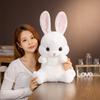 45/55CM Lovely Sitting Rabbit Plush Toys Kawaii Long Ear Bunny Plush Pillow Stuffed Soft Dolls Children Birthday Brinquedos Gift