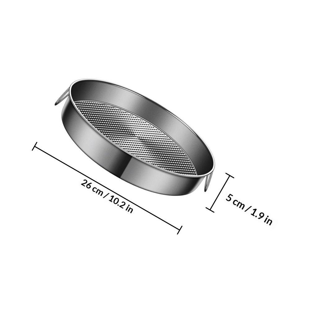 Stainless Steel Food Steaming Plate Steamer Tray Pot Steamer Basket Kitchen Steaming Rack Insert for Vegetables Fish Crab