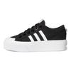 adidas Nizza Platform Black Women Sneakers Core-Black Footwear-White FV5321