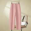 Drape Casual Harlan Pants Women's 1116 Summer Thin High Waist Thin Loose Narrow Version Versatile Nine-point Radish Pants