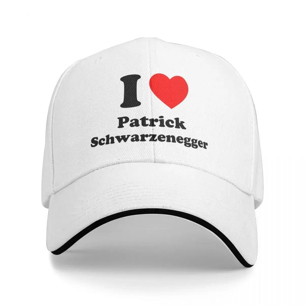 I Love Patrick Schwarzenegger Baseball Caps Outdoor Unisex Women Hats