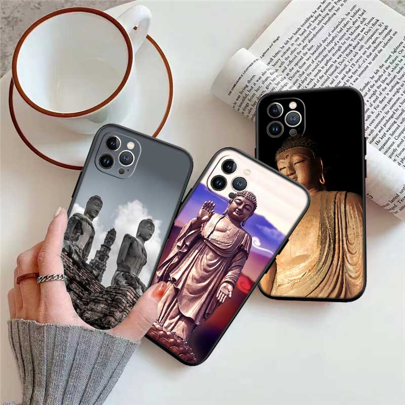 NH28 Gautama Buddha Phone Case for Samsung Galaxy S20 S21 S22 Ultra FE + Plus A21S A22 A24 A25 A26 A30 A30S A31