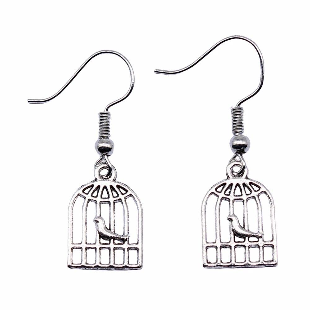 

Серьги-птицы, пара подвесок, оптовая продажа, аксессуары для ювелирных изделий, размер 18X19 мм A16-1pair-16x11mm