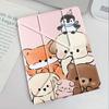 Cool Cute Dog Holder Cover Tablet Case For iPad Air 4 5 M3 M2 1 2 M4 11inch Pro 2025 Mini 6 7 Pro 11th 10th 9th 8th 7th 12.9inch