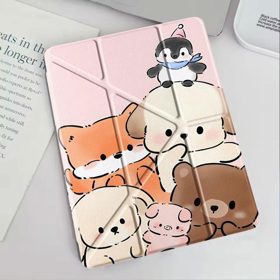 Cool Cute Dog Holder Cover Tablet Case For iPad Air 4 5 M3 M2 1 2 M4 11inch Pro 2025 Mini 6 7 Pro 11th 10th 9th 8th 7th 12.9inch