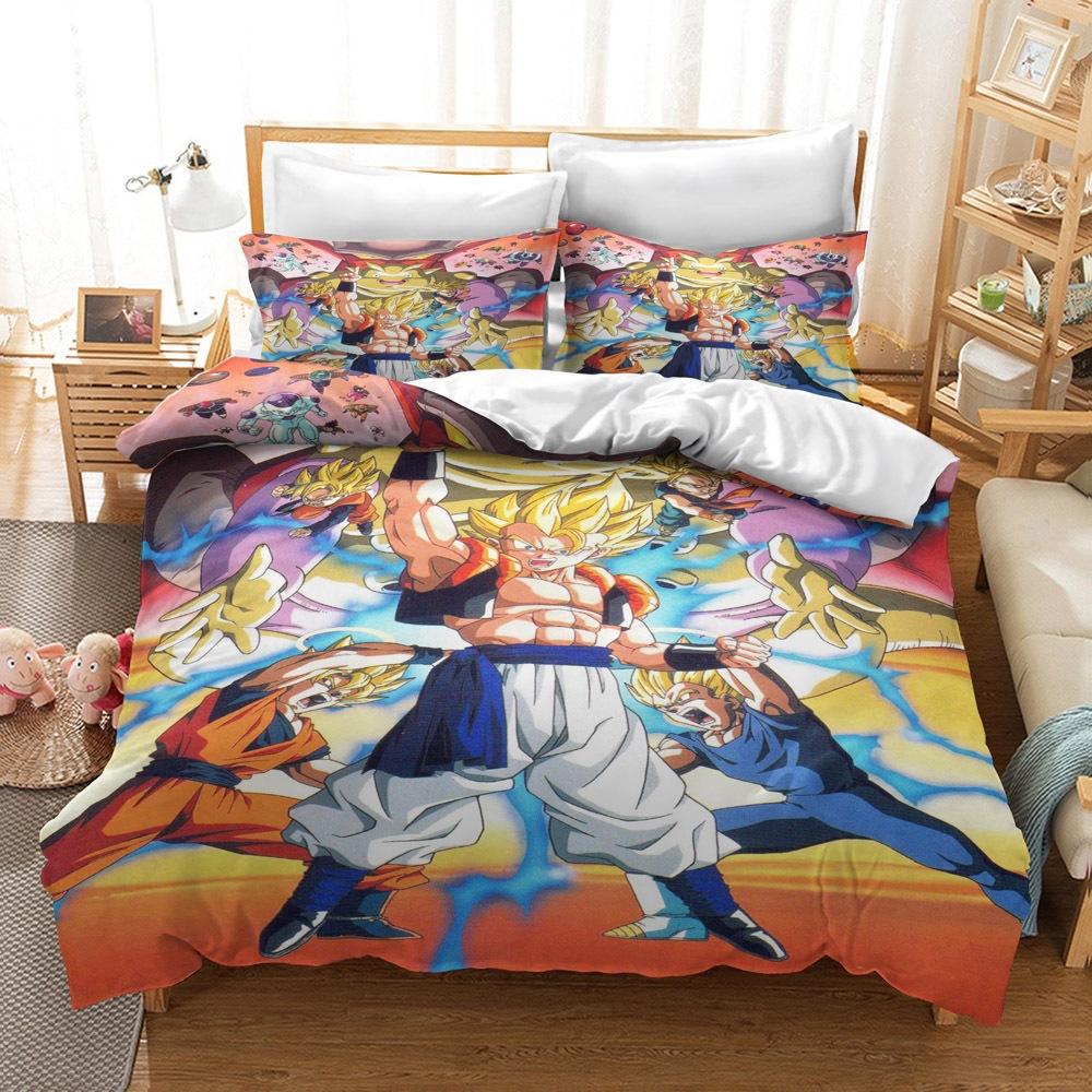 Digital Printing Bedding Kit, Dragon Ball Series Size Three-Piece Set