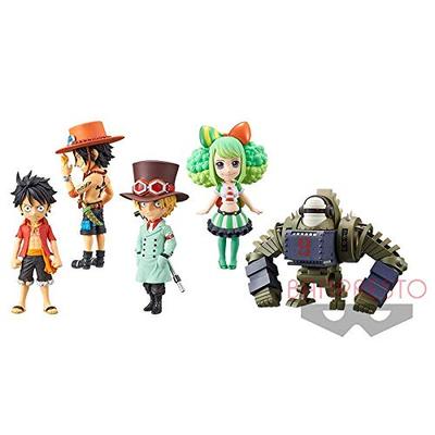 Sada 5 kusů sběratelských figurek One Piece Stampede World vol.3