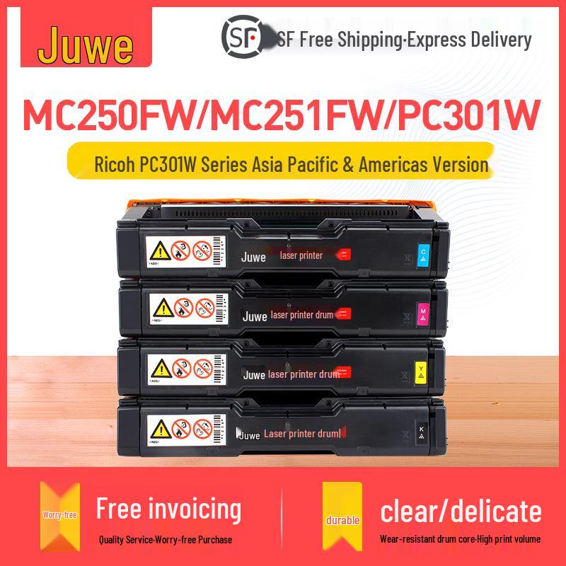 Ricoh PC301W/PC311V Toner Cartridge & MC250FW/MC251FW Drum Unit
