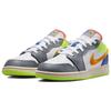 Jordan 1 Low GS Basketball Theme Chenille Swoosh Kids Sneakers FB1835-181