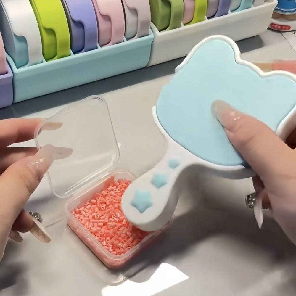 2.6MM Fuse Beads Aligner Tray Efficient Cat Shape Beads Picking Tray Handheld Precision Bead Storage Box
