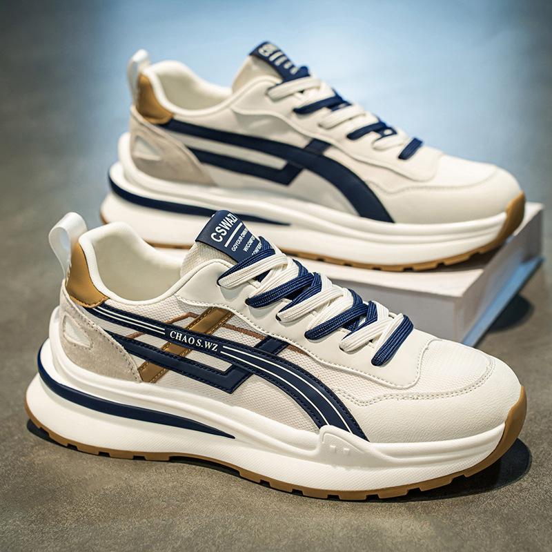 

Summer men s shoes new breathable mesh shoes men s casual trend versatile platform sports shoes running dad shoes 39