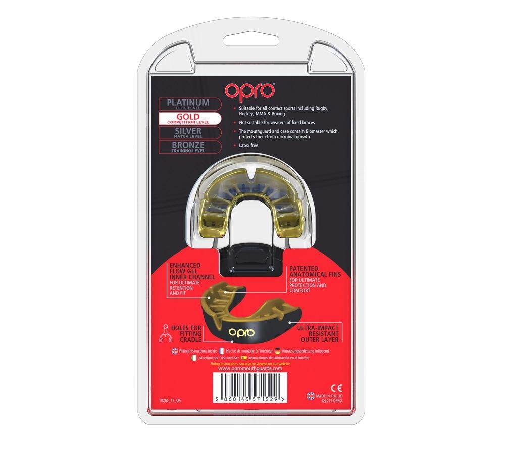 Opro Gold GEN5 Black Children's Mouthguard