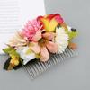 Vintage Blumen Haarkamm Simulation Floral Brautjungfern Kopfschmuck Braut Haar Accessoires Abschlussball