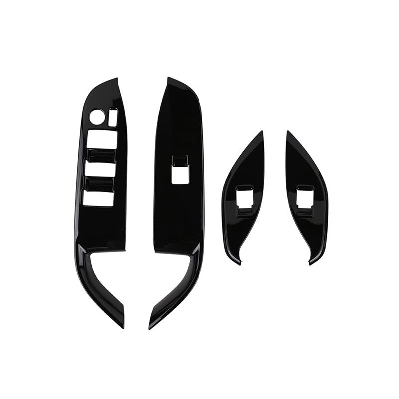 A03Z-Car Interior Door Armrest Panel Window Glass Lift Button Switch Cover Trim For Toyota Noah/ Voxy 90 Series RHD