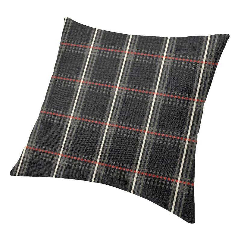 Federa per cuscino con motivo a quadri tartan Golf GTI Decorazione di lusso geometrica testurizzata Decorazione Cuscino Salotto Federa quadrata