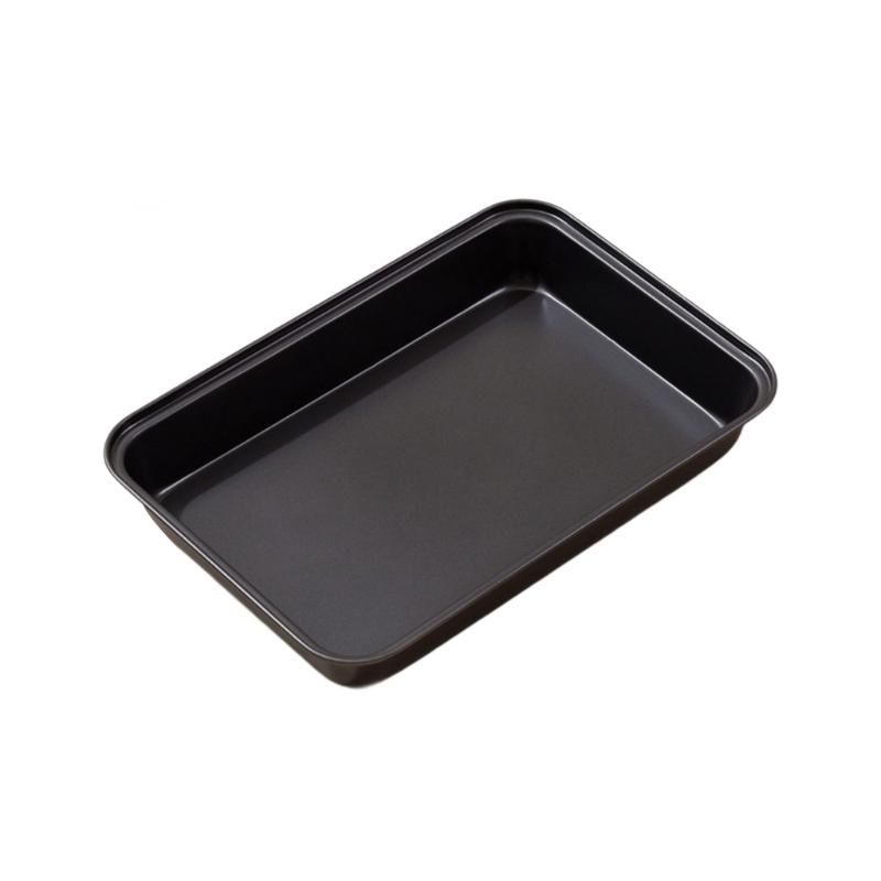Nonstick Carbon Steel Roasting Tray Large Capacity Deep Cooking Pan Sheet for Baking Cakes Breads Even Heat Distribution